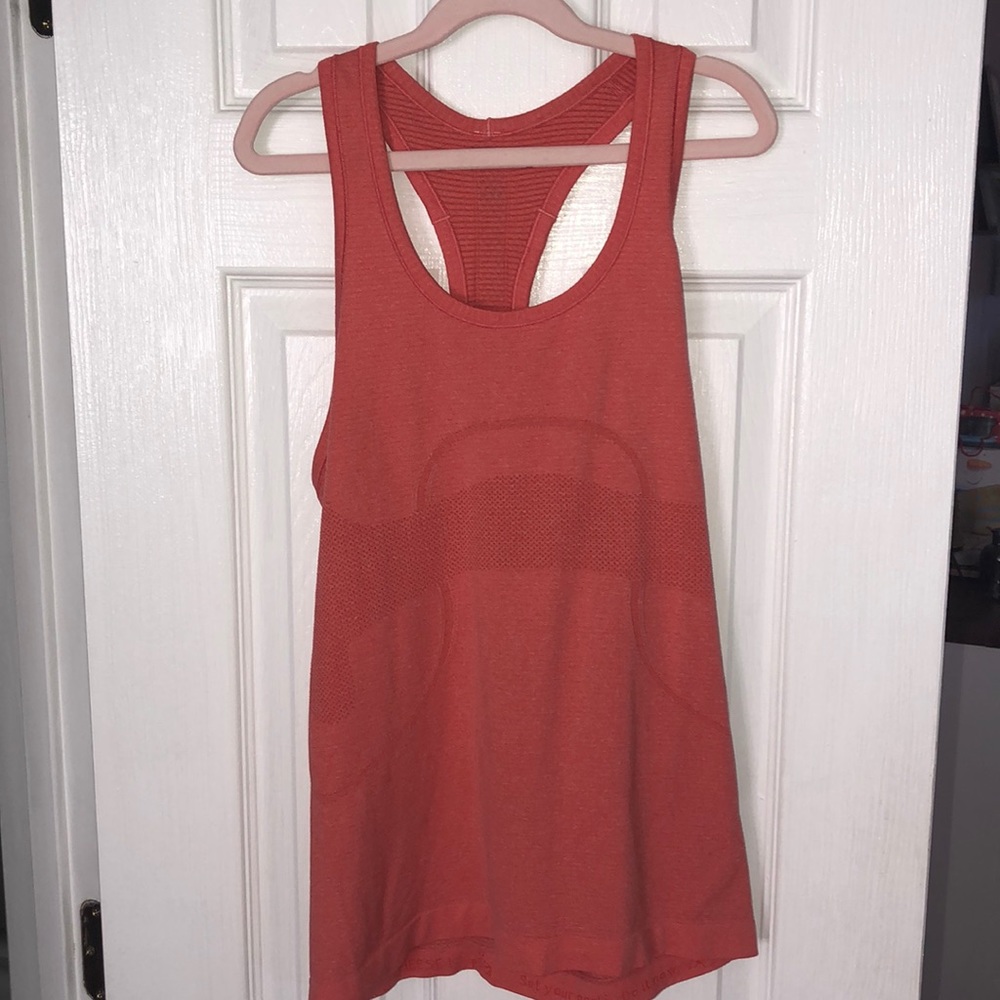 Lululemon Run Swiftly cheese tank Sz 6